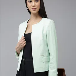 Van Heusen Micro Checked Front-Open Formal Jacket-picture-16