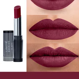 Lakme Unreal 3D Slim Matte Finish Bullet Lipstick - Wine Whisper, 3.6g image 3