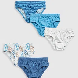 mothercare Pack Of 5 Boys Printed Basic Briefs JM101-image-25