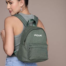 French Connection Women Brand Logo Printed Backpack-43