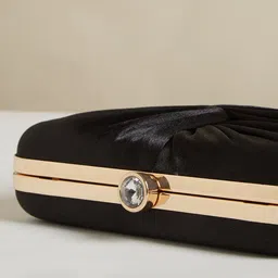 Lavie Cheer Women Black Rectangular Framed Clutch image 3