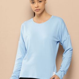 Alcis Solid Drop-Shoulder Sleeves T-shirt-image-74