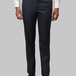 Raymond Men Textured Slim Fit Formal Trousers-58