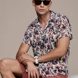 DENNISON Men Smart Block Printed Casual Shirt-image-72