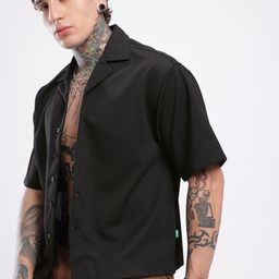 glitchez Relaxed Self Design Textured Casual Shirt-image-32
