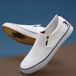 U S Polo Assn Men Off White FITZ 2.0 Sneakers-image-22