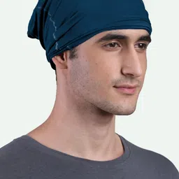 FREECULTR Blue Solid Bamboo Anti Microbial Bandana-image-64