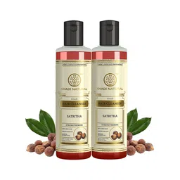 Khadi Natural Set of 2 Satritha Shampoo Hair Cleanser - 210ml Each-4