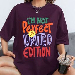 CHKOKKO Typography Printed Drop-Shoulder T-shirt-image-9