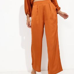DressBerry Comfy Couture Satin Flared Trouser-image-50