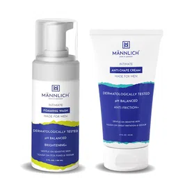 Mannlich Men Combo of Anti Chafing Cream 50 ml Intimate Foaming Wash 150 ml-29