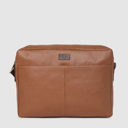 Hidesign Men Tan Brown Solid Leather Laptop Bag-picture-21