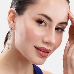 DressBerry Bow Design Drop Earrings-18