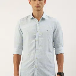 Peter England Men Slim Fit Printed Casual Shirt-image-35