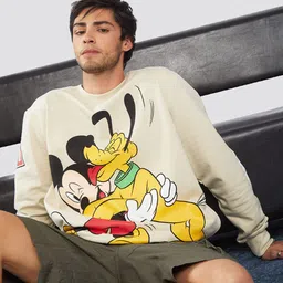 Bonkers Corner Graphic Printed Cotton Sweatshirt-image-29
