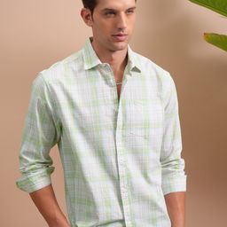 LOCOMOTIVE Dobby Textured Cotton Occasion Shirt-image-56