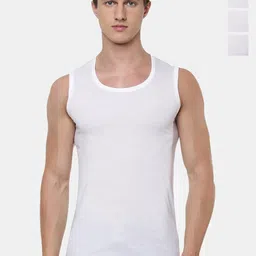 Ramraj Men Pack of 4 Pure Cotton Innerwear Vests-image-42