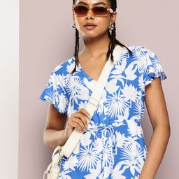 DILLINGER Floral Printed Pure Cotton Playsuit-picture-40