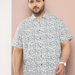 Thomas Scott Plus Size Premium Paisley Printed Pure Cotton Casual Shirt-image-15