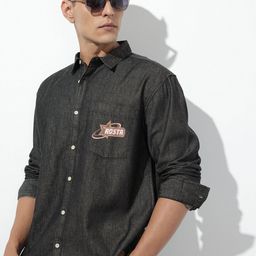 The Roadster Life Co. Denim Relaxed Fit Denim Shirt-picture-36