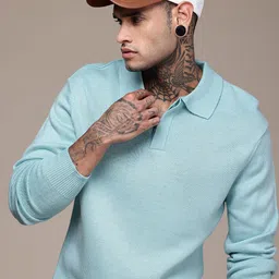 WROGN Spread Collar Pullover Sweater-image-6