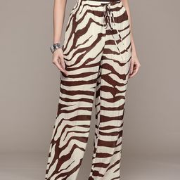 MANGO Women Printed Trousers-56