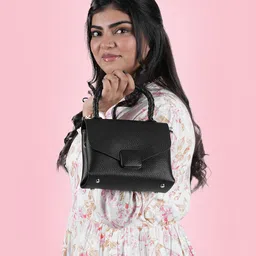 Metro Colourblocked Structured Handheld Bag-53