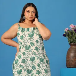anayna Women Floral Printed Regular Kurta with Harem Pants-picture-19