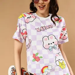 The Dry State Women Graphic Printed Round Neck Oversized T-shirt-picture-18