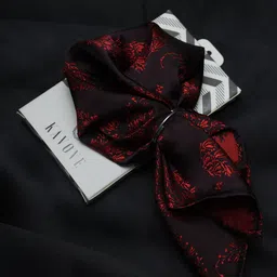 Kovove Men Maroon The Twining Paisley Pocket Square-image-39