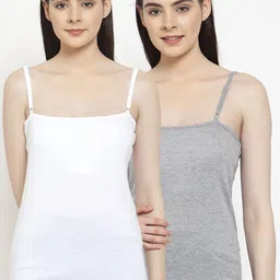 Friskers Women Pack Of 2 Solid Camisoles E-02-04-S-image-79