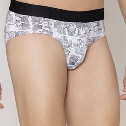 John Players Printed Cotton Basic Brief JBF055M18S-image-65