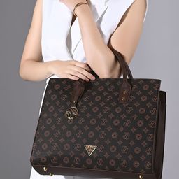 LAVIE Signature Printed Structured Handheld Bag-28