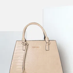 Allen Solly  Textured Structured Handheld Bag-10