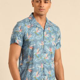 Being Human Slim Fit Tropical Printed Casual Shirt-picture-48