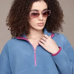 The Roadster Lifestyle Co. Women Fleece Sweatshirt-image-25