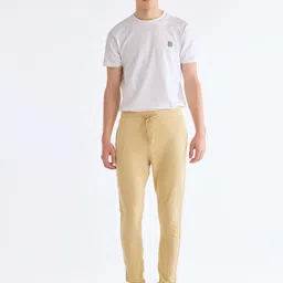 Red Flame Men Stretchable Pure-Cotton Joggers-image-31