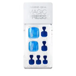 Dashing Diva  MAGICPRESS Blue Gem Artificial Nails-53