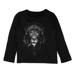 Wear Your Mind Boys Black Printed Round Neck T-shirt-image-26