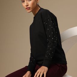 Chemistry Women Studded Sweatshirt-image-92