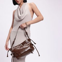 DressBerry Textured Structured Shoulder Bag-56