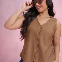 DressBerry Curve Textured Vest Top-picture-29