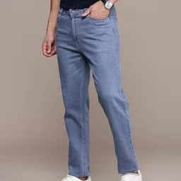 French Connection Men Smart Tapered Fit Light Fade Stretchable Jeans-image-40