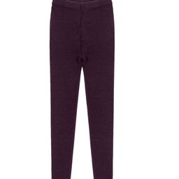RVK Girls Burgundy Solid Ankle Length Leggings-image-38