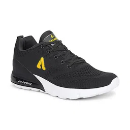 Aqualite Men Black Mesh Running Non-Marking Shoes-picture-29