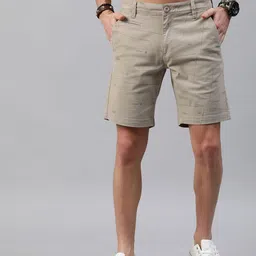 Roadster Men Grey Printed Regular Fit Shorts-image-64