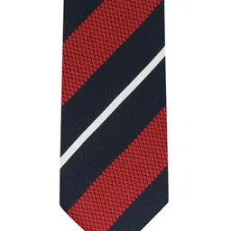 The Tie Hub Red & Blue Striped Broad Tie-image-75