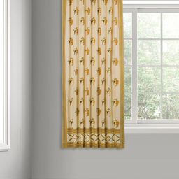Fabindia Yellow & Green Floral Window-picture-46