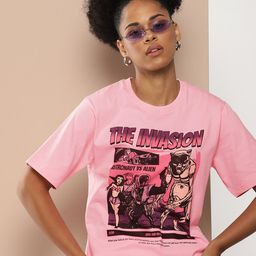 Difference of Opinion Women Graphic Printed T-shirt-image-56