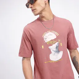 glitchez Urban Vibe Graphic Printed Relaxed Fit T-shirt-picture-8